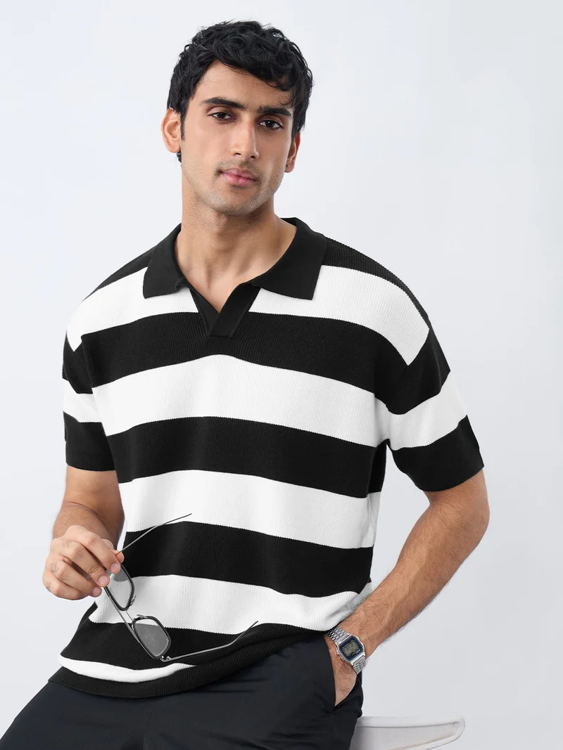 The Souled Store  Relaxed Polo: Cyan  | Best Price UAE