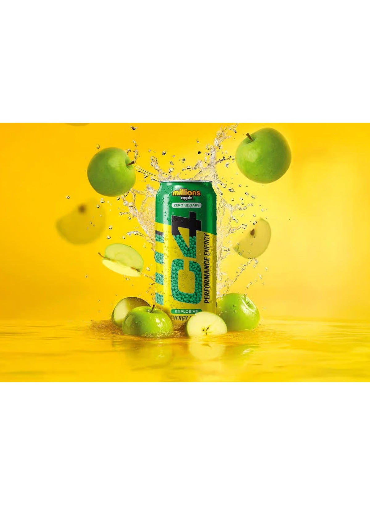 Apple - sugar C4 Ultimate Sugar-Free Energy Drink, Electric Sour Apple
