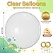 KAWKALSH Clear Balloons 9pcs 36 Inch Extra Large Big Jumbo Giant Transparent Bubble Latex Helium Balloons for Graduation Wedding Baby Shower Gender Reveal Birthday Party Decorations - Image 4