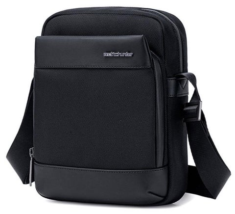 Crossbody Sling Bag, Work Office Messenger Bag for Men, Black