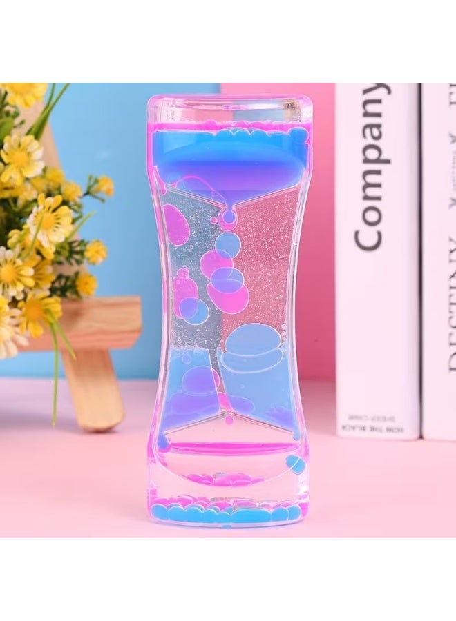 Goolsky Colorful Acrylic Liquid Sand Timer with Vibrant Bubble Design - Unique Gift for Holidays and New Year Celebrations, Festive Gift Item|Vibrant Sand Timer|Gift Sand Timer, Sand Timers for Home - Image 5