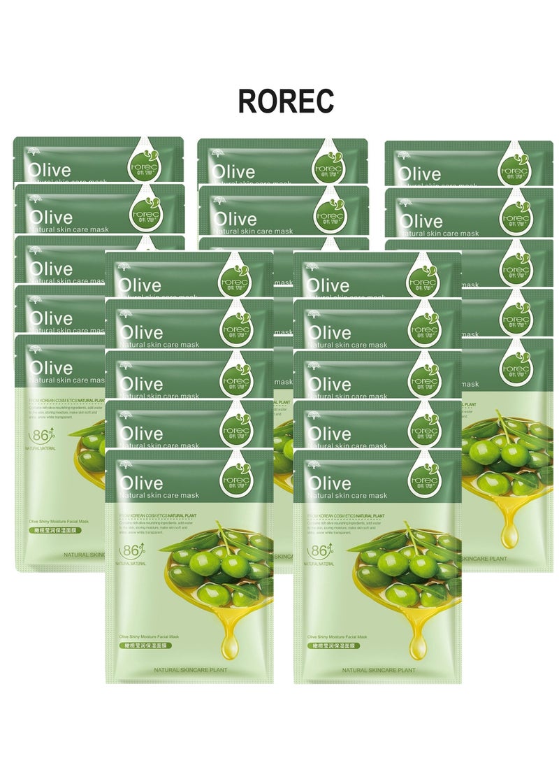 روريك مجموعة ماسكات مكونة من 25 قطعة من قناع الزيتون الطبيعي - Image 1