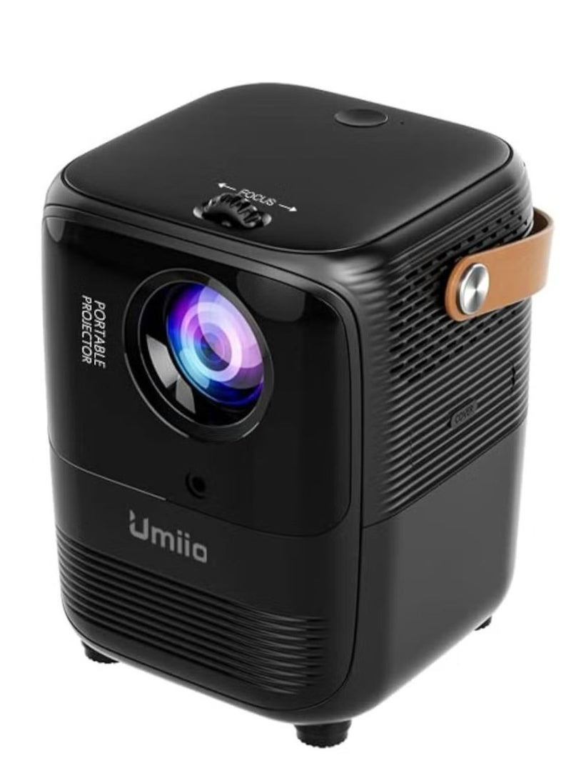 Umiio A008 Intelligent Screen Projector 5G WiFi Bluetooth Quadrangle Trapezoid 1080P Android Projector For Move Music TV Game Casting  - Image 1