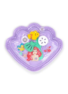 Bright Starts Bright Starts Disney Princess Ariel Tummy Time Water Mat, The Little Mermaid Sea Treasures, Purple, Baby Girl Newborn +  - Image 1