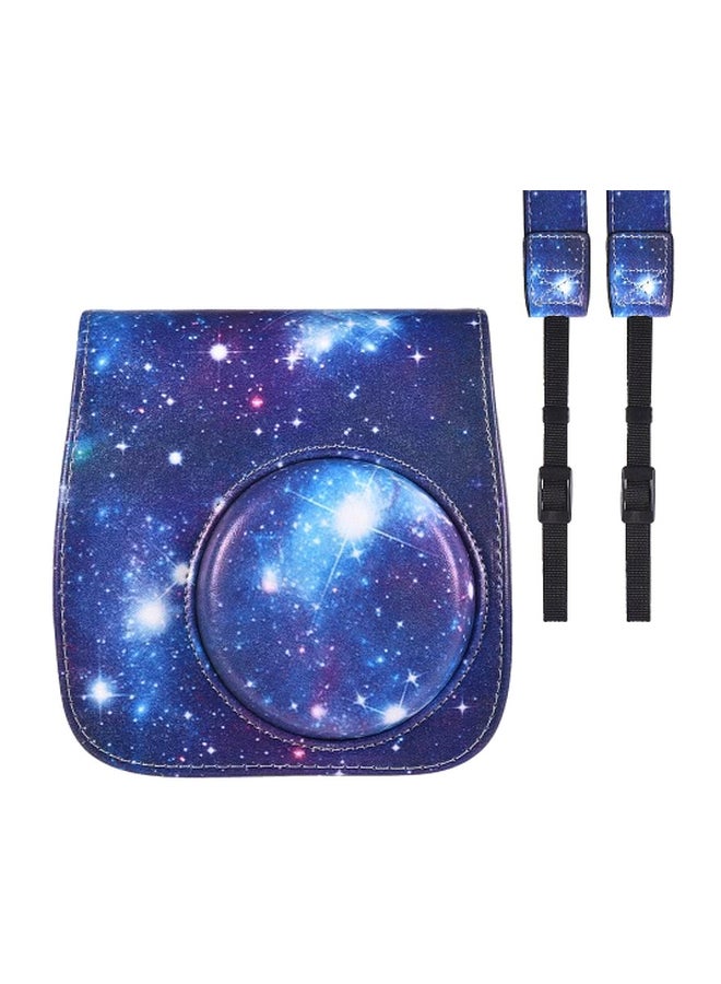 13-In-1 Protective Camera Case For Fujifilm Instax Mini 8+/8s/8/9 Blue/White - Image 2