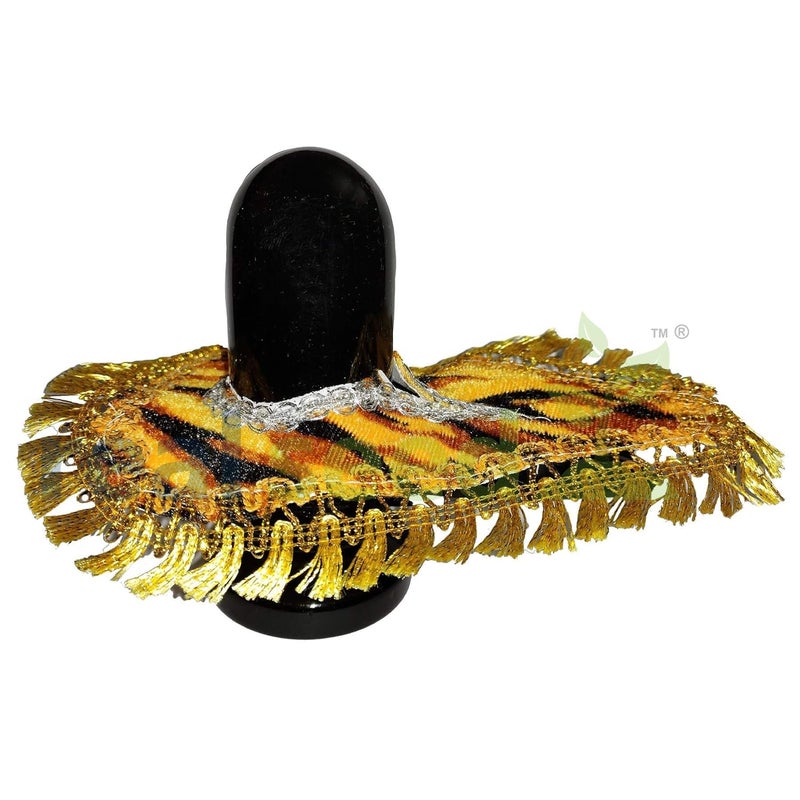 REAL SEED Bhloenath Vastra Lord Shiva Idol Cloth Shiv Jilahari Poshak Printed Velvet Size16x11CMS - Image 3
