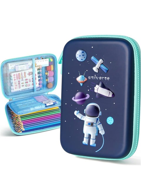 Multifunction Pencil Case, Cute Cartoon Pen Box Organizer Stationery