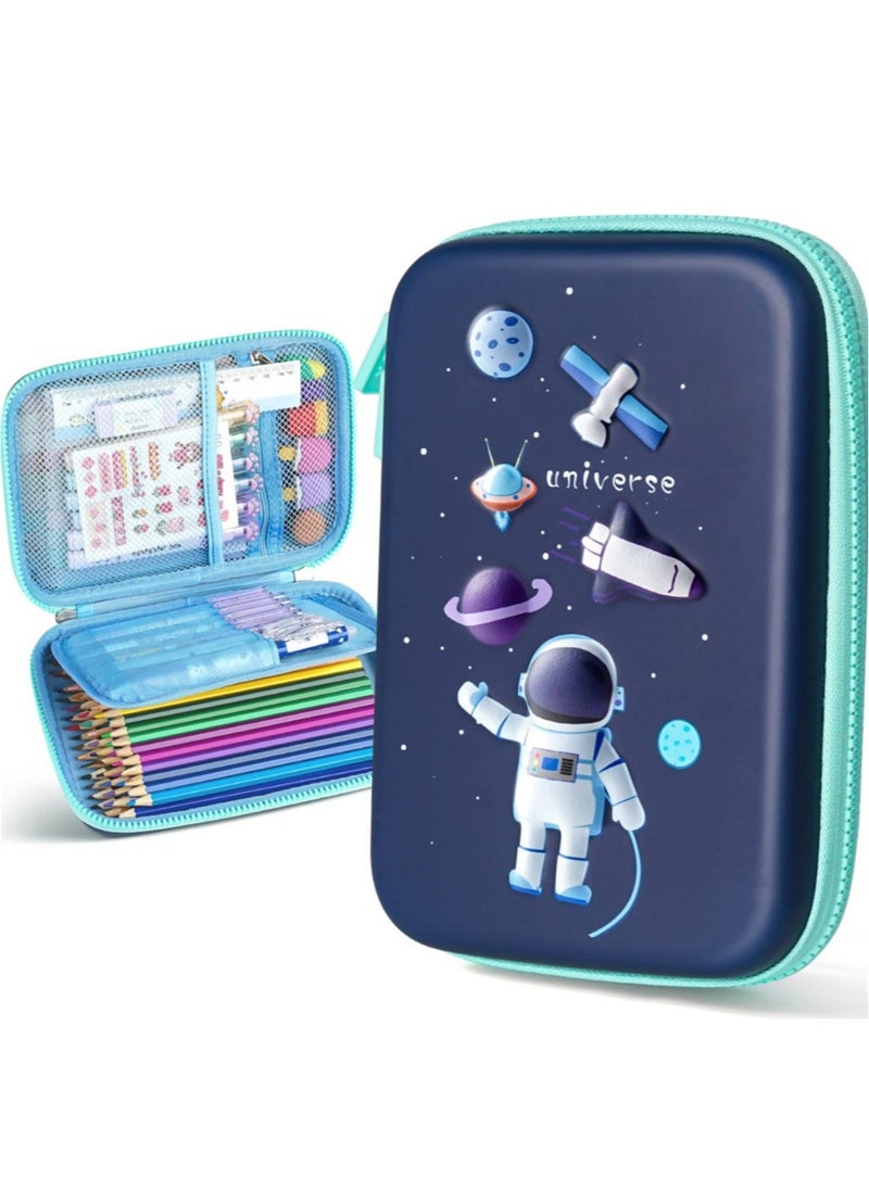 Multifunction Pencil Case, Cute Cartoon Pen Box Organizer Stationery