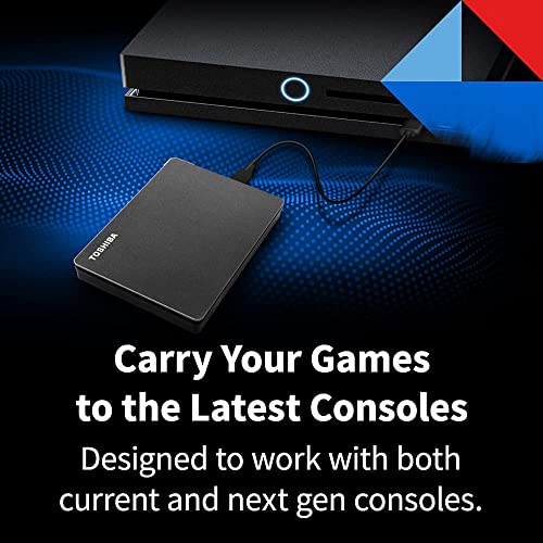 Toshiba Canvio Gaming 2TB Portable External Hard Drive USB 3.0, Black for PlayStation, Xbox, PC & Mac - HDTX120XK3AA - Image 5