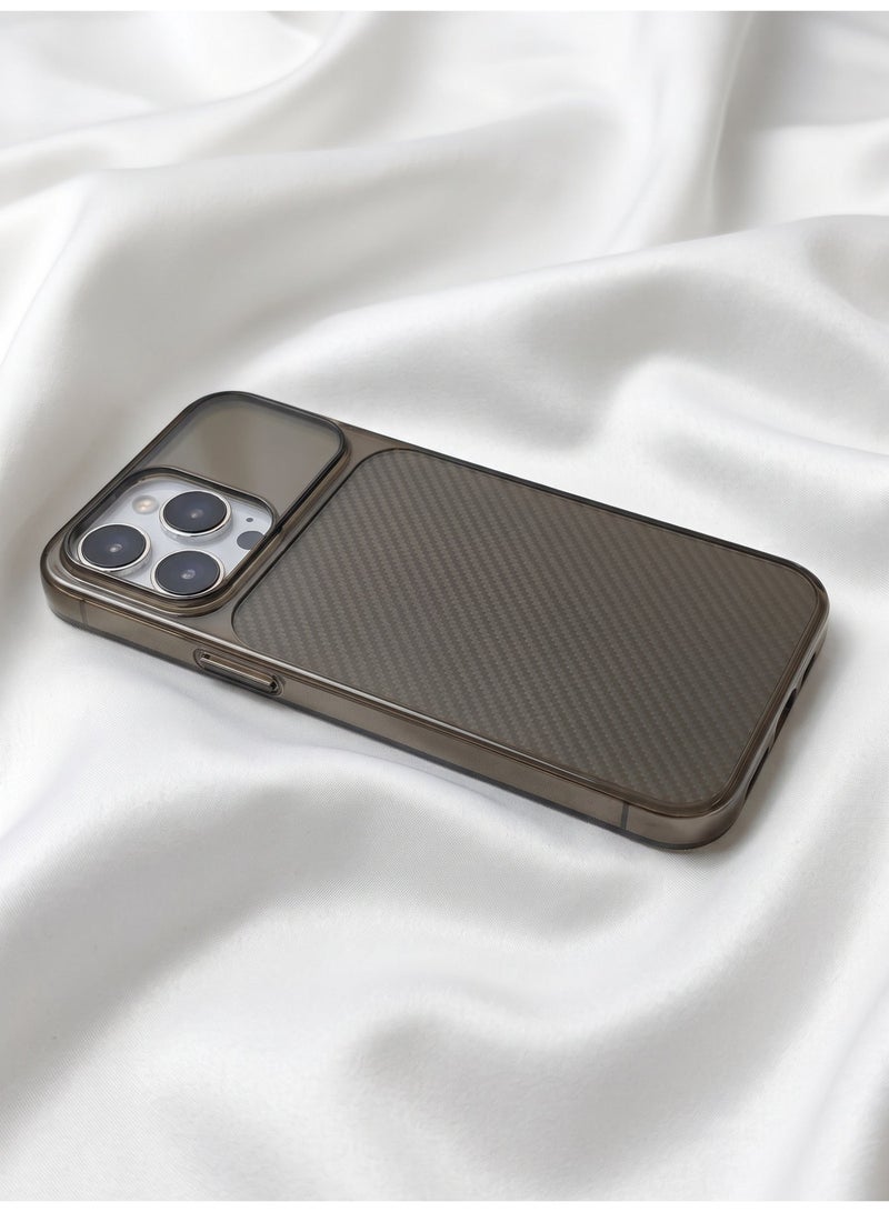 Transparent iPhone 16 Pro Max Case with Tactile Textured Grip - Image 3