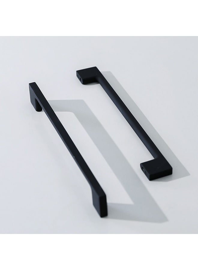 Milano Hazel Cabinet Handle Zinc Alloy – Stylish & Durable Pull Handle for Kitchen, Drawer, Cupboard, Wardrobe – Modern Design Furniture Handle Earl Black 225X27.5X6Mm - Image 1