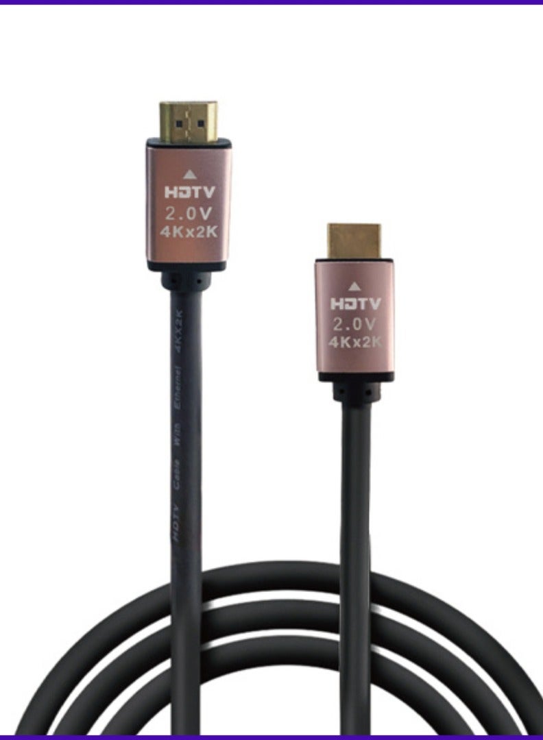 ProOne PCH72 High-Speed HDMI HDTV Cable – 4K Ultra HD, 60Hz, Metal Head, Lag-Free Signal, Universal for TV/PS5/Laptop (5m)  - Image 1