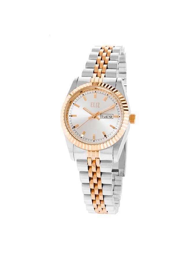 Eliz Costa Round Shape Stainless Steel Analog Wrist Watch ES8733L2USU - 31mm - Silver