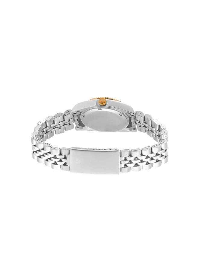 Eliz Costa Round Shape Stainless Steel Analog Wrist Watch ES8733L2USU - 31mm - Silver