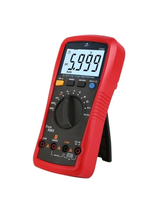 UNI-T UT892 Digital Multimeter 2000V AC DC Voltmeter Capacitor Tester Frequency Meter - Image 3