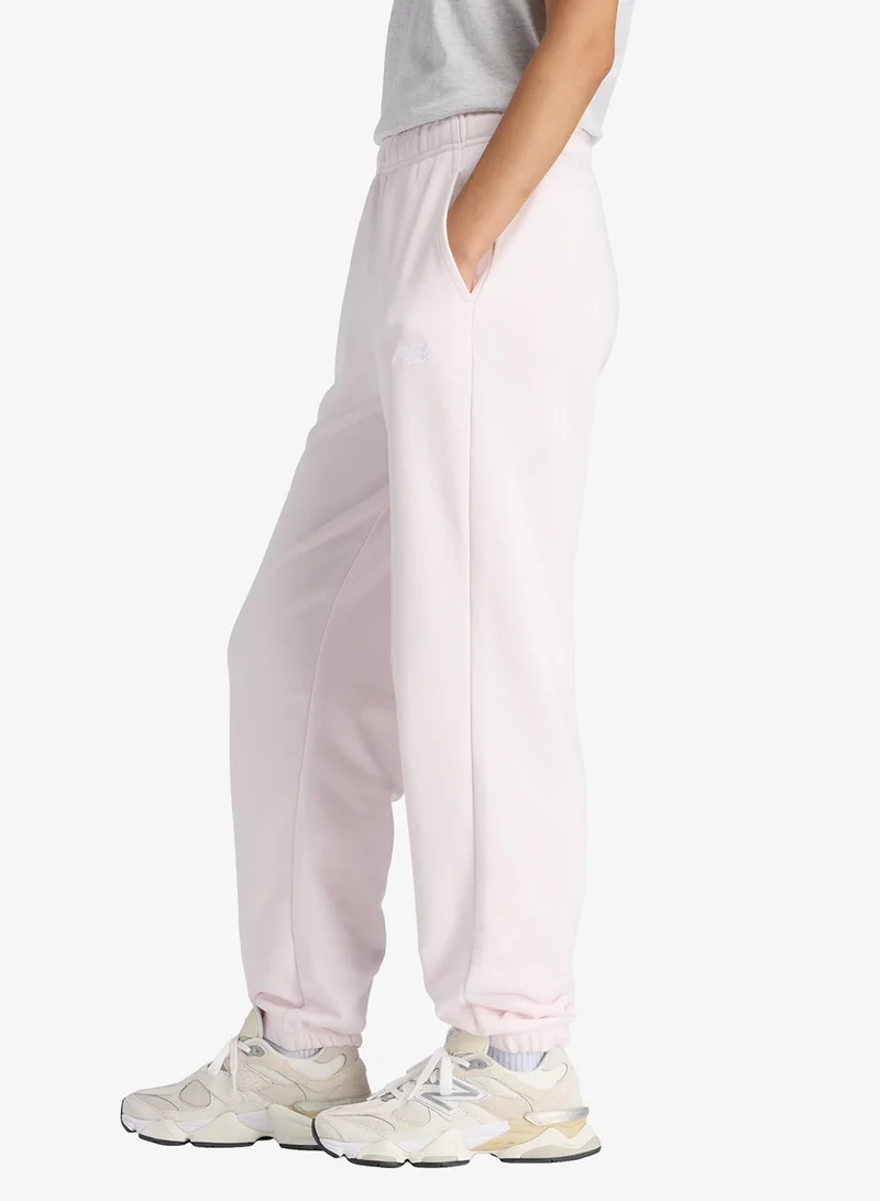 New Balance PINK SALT (AAA) Essentials French Terry Joggers for Women | Best Price UAE
