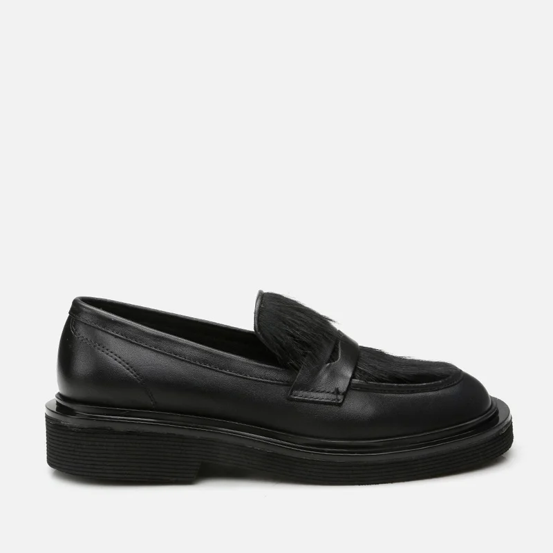 Hotiç 01AYH293750A100 GENUINE Leather Black Women's Loafer
