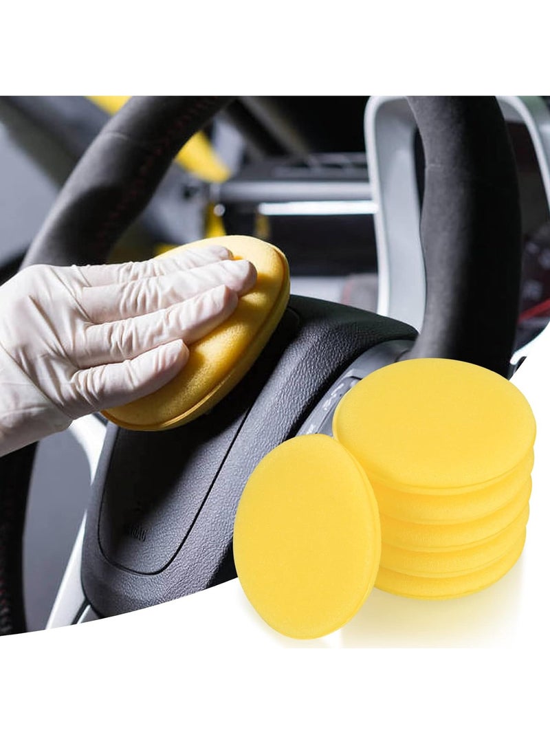 24 قطعة قسط ستوكات رغوة سيارة الشمع وسادة تلميع - Image 3