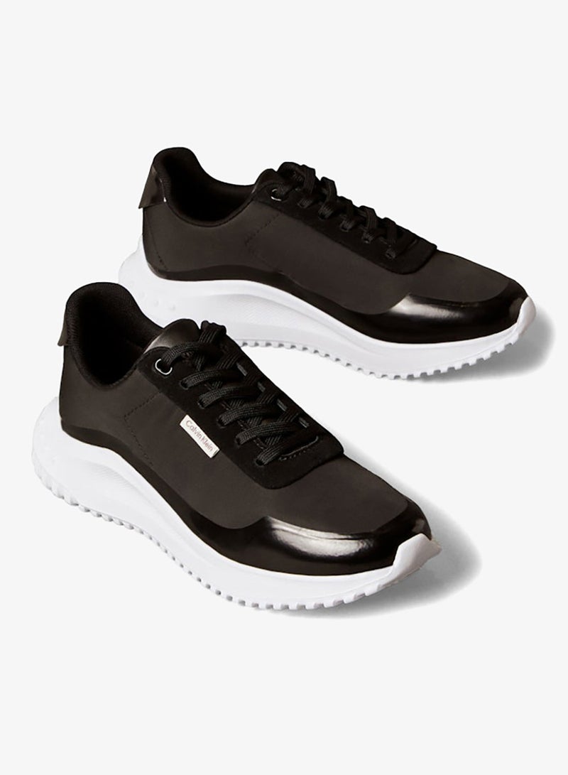 Calvin Klein Jeans Mirrored Silver Tab Ultralight Trainers - Image 2