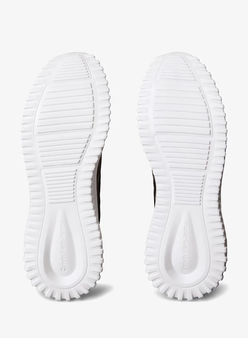 Calvin Klein Jeans Mirrored Silver Tab Ultralight Trainers