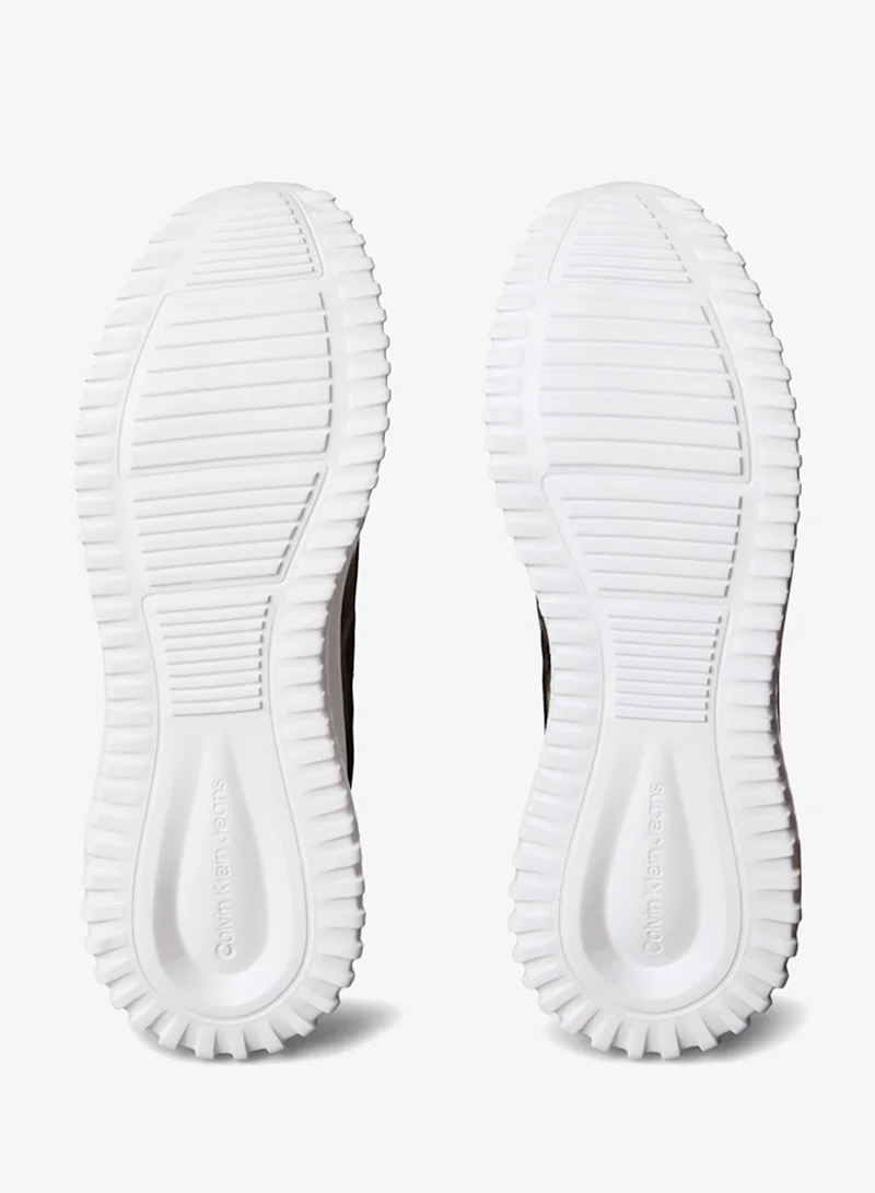Calvin Klein Jeans Mirrored Silver Tab Ultralight Trainers