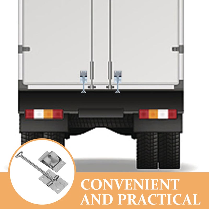 Trailer Door Latch, Durable Metal Design for RV and Cargo Trailers, Easy Installation - Image 3