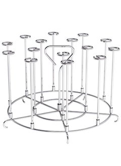 SYOSI Stainless Steel Skewers Rack Holder, Compatible with Instant Pot 8 Quart Air Fryer and Ninja Foodi 8 Quart Accessories for Kabobs  - Image 1