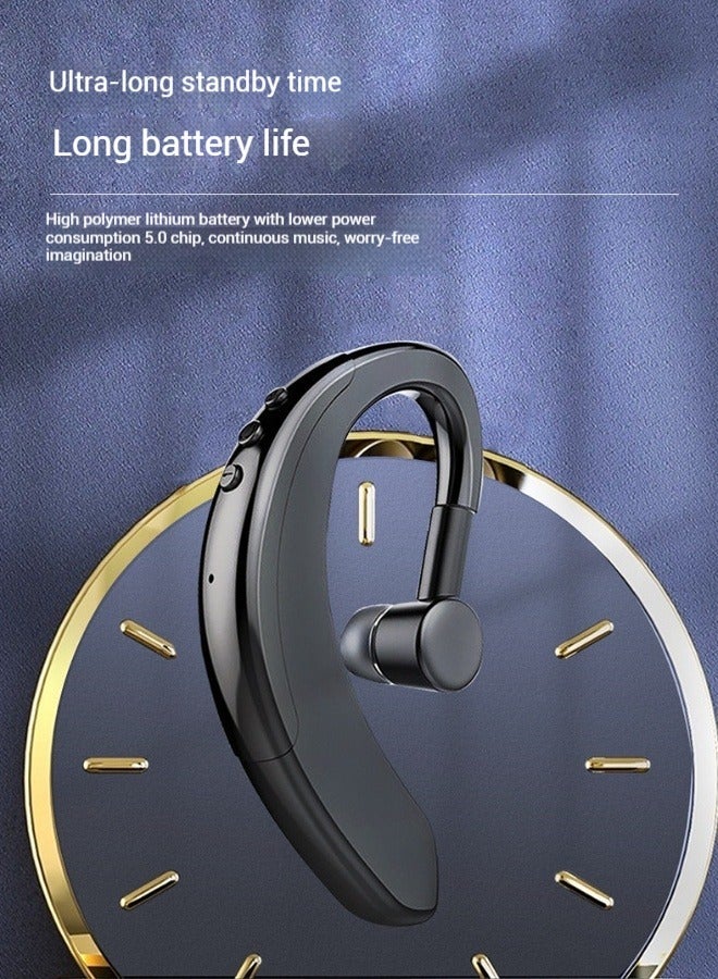 Business Bluetooth Headset 180 Degree Rotating Suitable For Iphone, Android, Mobile Phone Wireless 5.0, Universal For Left And Right Ears  - Image 2