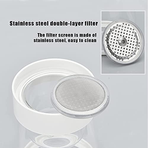 BLARYETI Ice Drip Coffee Maker 14oz Cold Brew Coffee Smooth Dripper Slow Cold Drip Iced Coffee Concentrate Brewer with Adjustable Water Flow, Stainless Steel Filter - Image 4