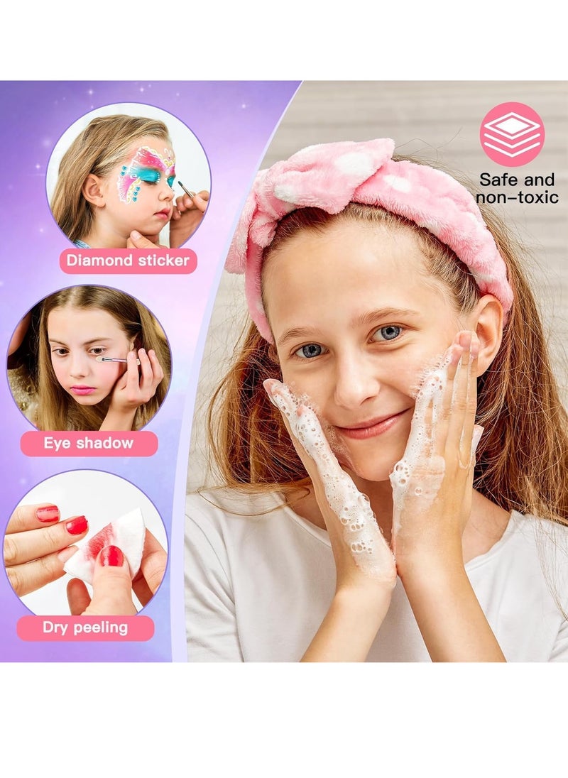 Generic - Kids Makeup Kit for Girl, Washable Makeup Kit for Kids W/Mirror, Non Toxic Pretend Makeup for Little Girl,Princess Cosmetic Girls Toys, Valentines Day Gifts for Little Girls - Image 1