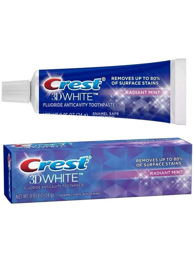 Crest 3D Tp With Toothpaste Radiant Mint .85Z 3.4 Oz - Image 2