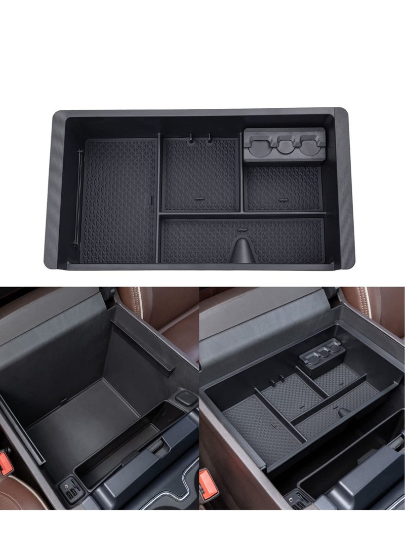 Y&D - Center Console Organizer Tray Accessories-for Chevy Silverado GMC Sierra and Tahoe Suburban Full w Bucket Seats ONLY - Image 1