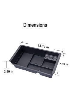 Y&D Center Console Organizer Tray Accessories-for Chevy Silverado GMC Sierra and Tahoe Suburban Full w Bucket Seats ONLY  - Image 5