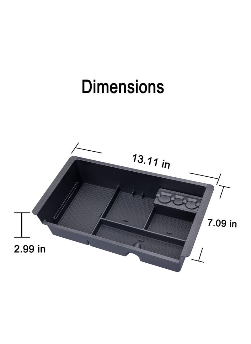 Y&D - Center Console Organizer Tray Accessories-for Chevy Silverado GMC Sierra and Tahoe Suburban Full w Bucket Seats ONLY - Image 1