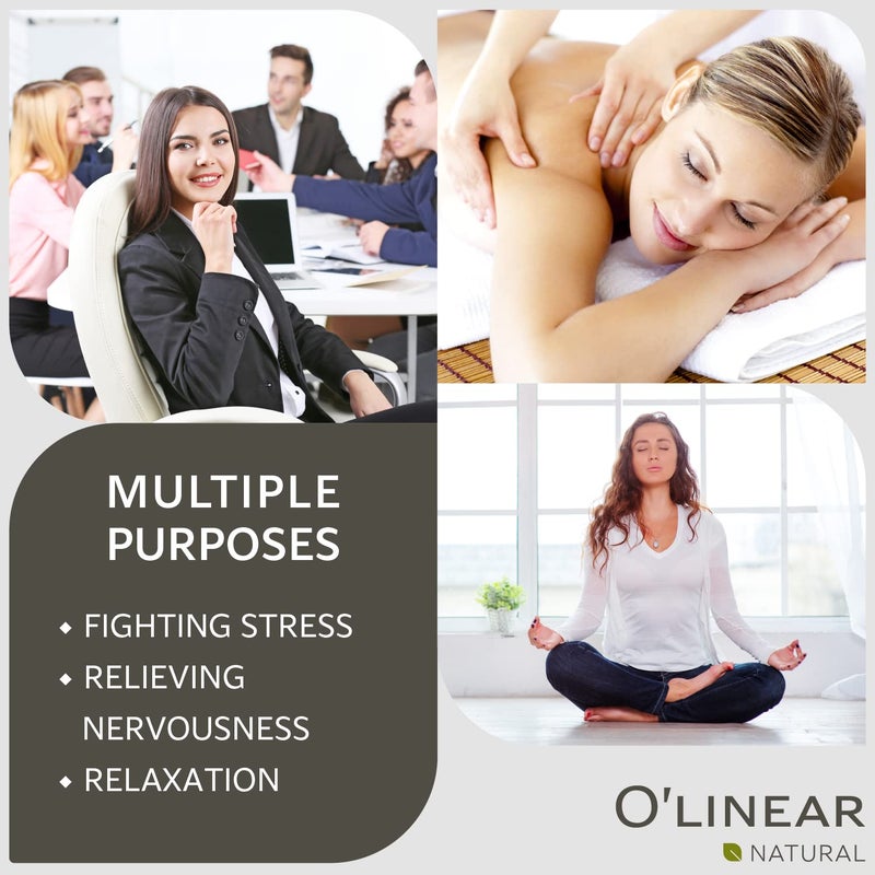 O'linear O’Linear Stress Relief Essential Oil Blends - Calming Essential Oil for Diffuser - Aromatherapy Relaxing Blend Oil - Essential Oils for Air Purifier 3.4 oz (100ml) - Image 2