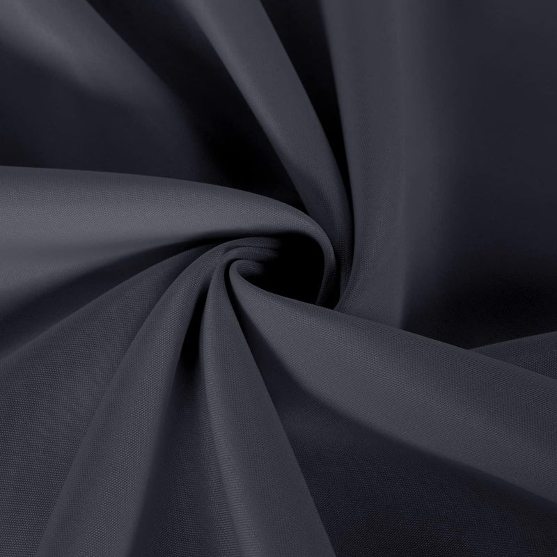 sancua 2 Pack Dark Grey Tablecloth 60 x 84 Inch, Rectangle 4 Feet Table Cloth - Stain and Wrinkle Resistant Washable Polyester Table Cover for Dining Tables, Buffet Parties and Camping - Image 5