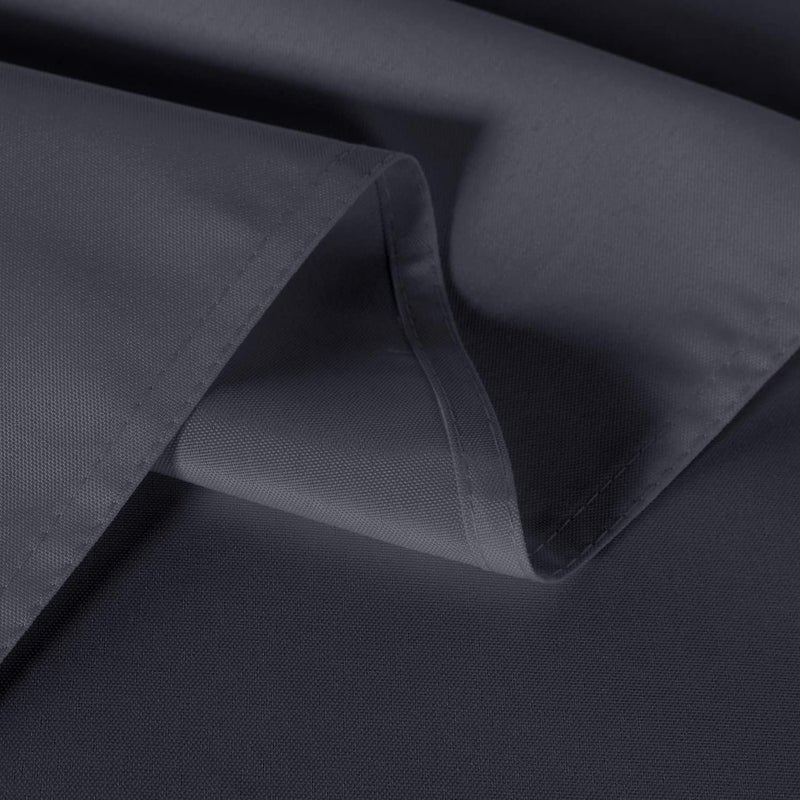 sancua 2 Pack Dark Grey Tablecloth 60 x 84 Inch, Rectangle 4 Feet Table Cloth - Stain and Wrinkle Resistant Washable Polyester Table Cover for Dining Tables, Buffet Parties and Camping - Image 4