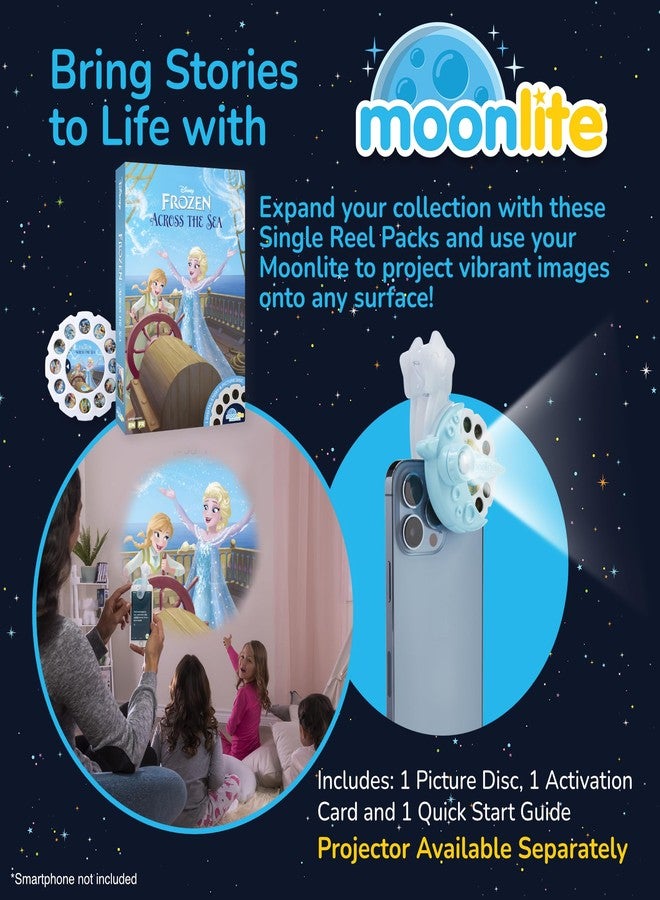 مونليت قصة مونلايت - قرص قصة ديزني فروزن عبر البحر - طريقة سحرية للقراءة معًا - جهاز عرض يُباع منفصلًا - قصة رقمية مع تأثيرات صوتية - هدايا تعليمية للأطفال من عمر سنة فما فوق - Image 2