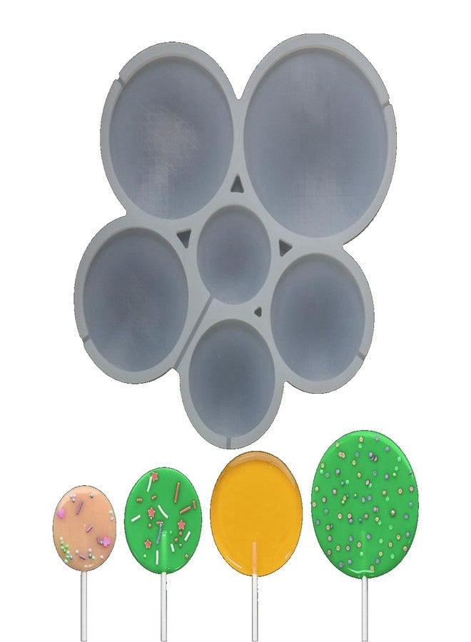 mostsom 2pcs/lot Round Shape Silicone Lollipop Mold DIY Chocolate Cheese Stick Baking Mould Kitchen Pastry Bakeware Cake Decorating Tool (I_ Round) - Image 1