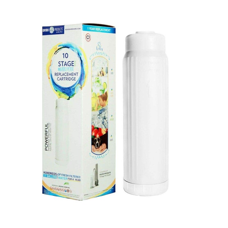 New Wave Enviro 10 Stage Plus Water Filter Replacement Cartridge - Image 1
