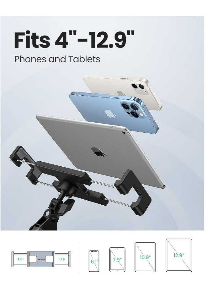 DUSALA Adjustable Tablet Holder for Desk Flexible Tablet Arm Clamp Compatible with iPad Pro  iPad Air iPad Mini Galaxy Tab iPhone - Image 2