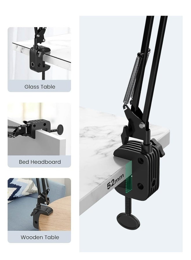 DUSALA Adjustable Tablet Holder for Desk Flexible Tablet Arm Clamp Compatible with iPad Pro  iPad Air iPad Mini Galaxy Tab iPhone - Image 3