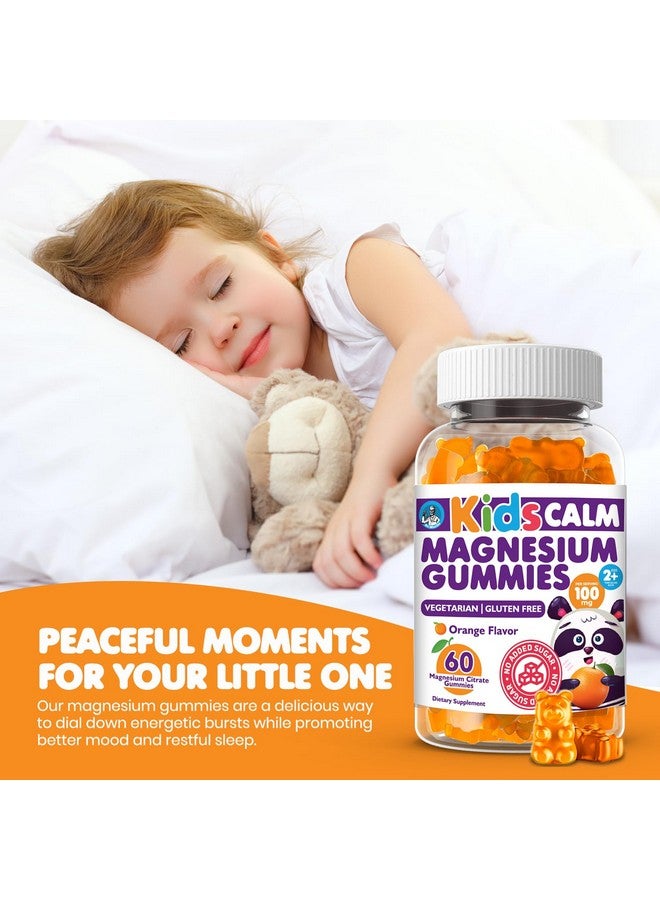 دكتور موريتز حلوى دكتور موريتز الخالية من السكر والمغنيسيوم المهدئة للأطفال والكبار - خالية من الكائنات المعدلة وراثيًا، غنية بسترات المغنيسيوم - بنكهة البرتقال - عبوة من قطعتين (120 قطعة) - Image 1