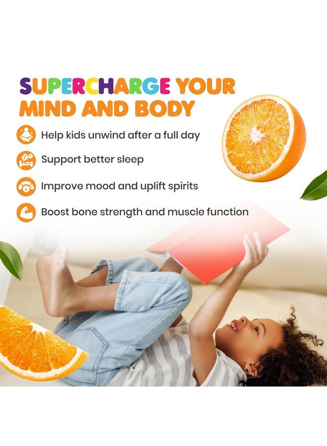 دكتور موريتز حلوى دكتور موريتز الخالية من السكر والمغنيسيوم المهدئة للأطفال والكبار - خالية من الكائنات المعدلة وراثيًا، غنية بسترات المغنيسيوم - بنكهة البرتقال - عبوة من قطعتين (120 قطعة) - Image 2