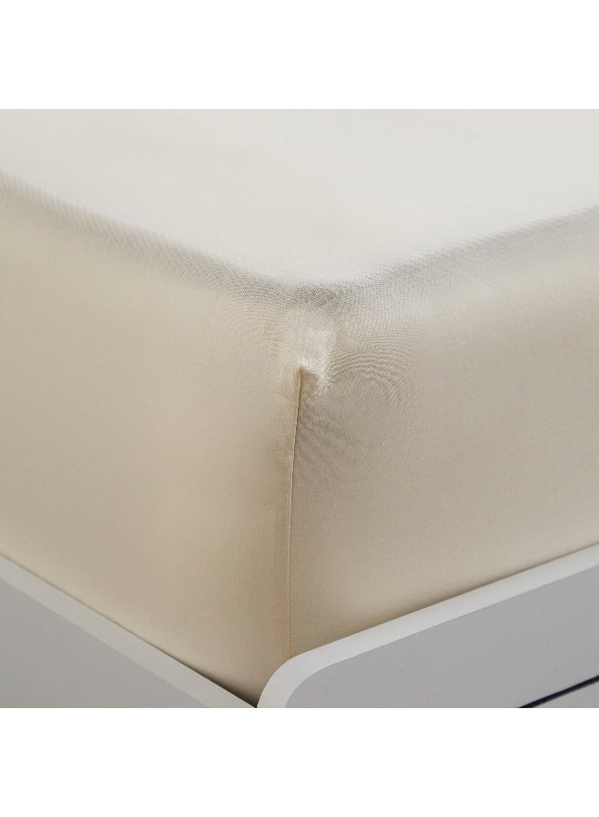Home Box Essential Cotton Queen Fitted Sheet - 150x200+36 cm - Image 4