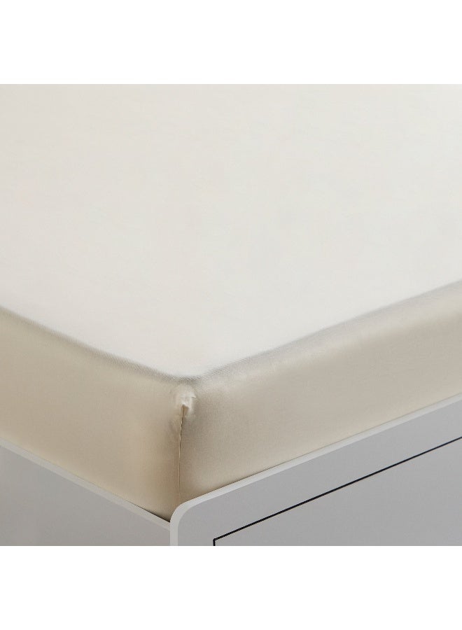 Home Box Essential Cotton Queen Fitted Sheet - 150x200+36 cm - Image 1
