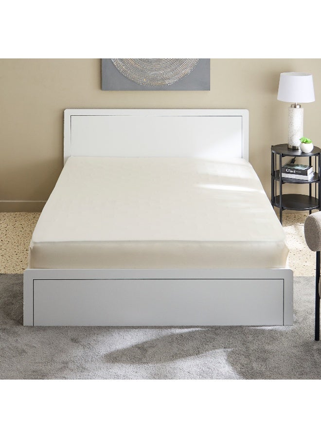 Home Box Essential Cotton Queen Fitted Sheet - 150x200+36 cm - Image 3