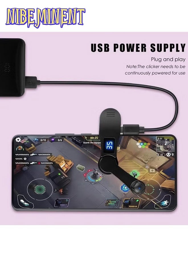 نيبمينينت ناقض شاشة أوتوماتيكي يعمل بمنفذ USB، ب108 مستوى سرعة قابل للتعديل وصامت، مع شاشة عرض LED، مناسب لإعجابات البث المباشر والألعاب المحمولة والمهام التلقائية - Image 4
