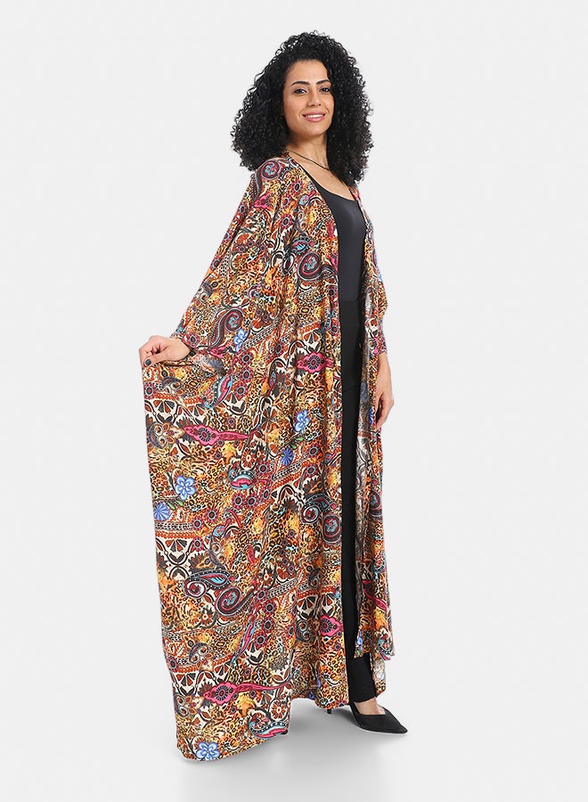 Red Circle cardigan women's patterned - Image 2