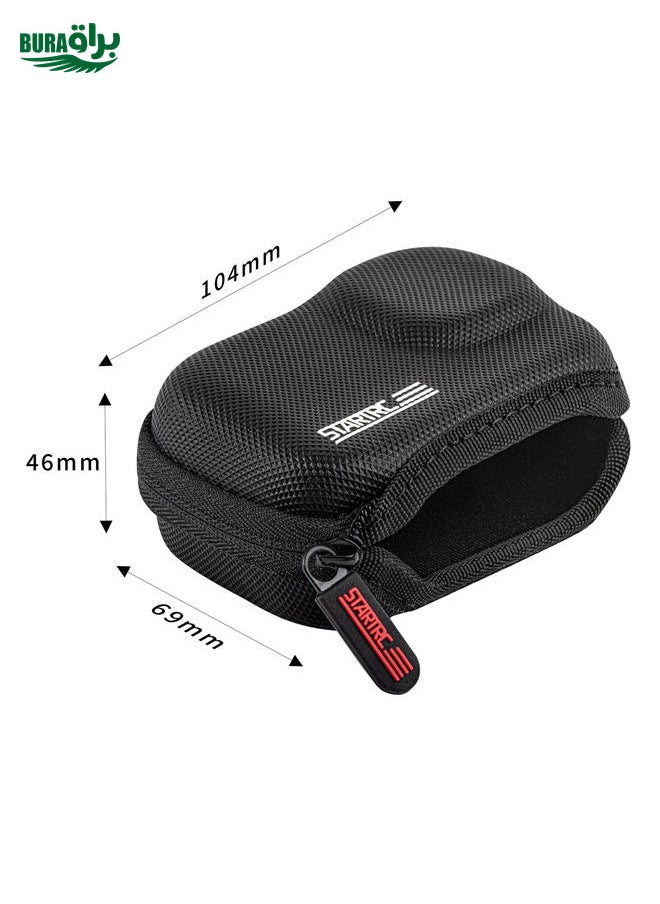 BURAQ STARTRC Camera PU Carry Case For Insta360 GO3 / DJI Action 3 / 4 / 5 Pro (Black)  - Image 3